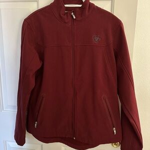 Ariat Women's Maroon Full-Zip Softshell Jacket